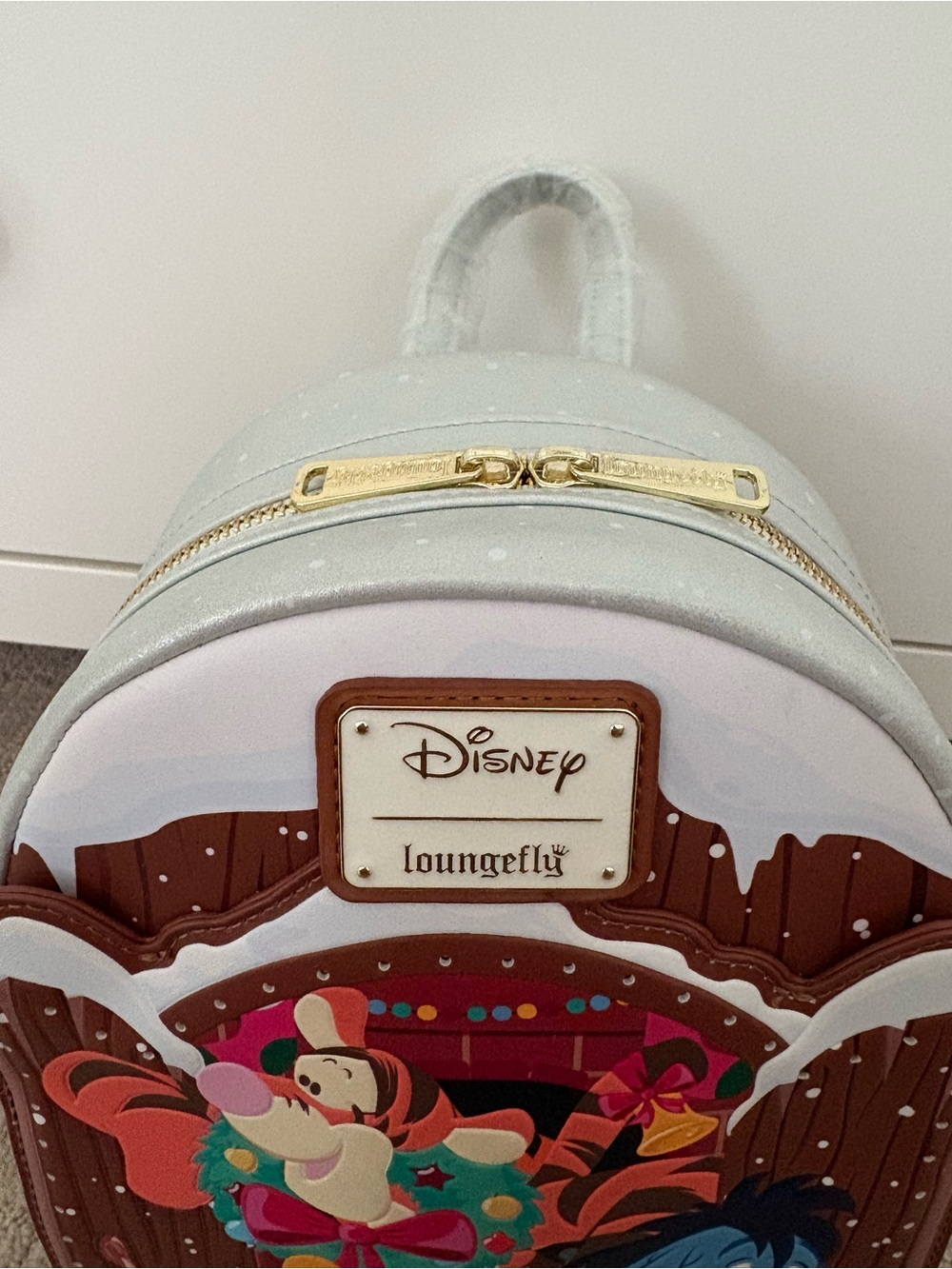 NWT Winnie the Pooh Light Up Holiday Christmas Loungefly Backpack - Picture 7 of 10